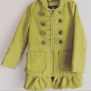 Hooded Peplum Jacket, Size: 5/6